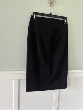 Express Black Pencil Skirt - Tailored High Waist